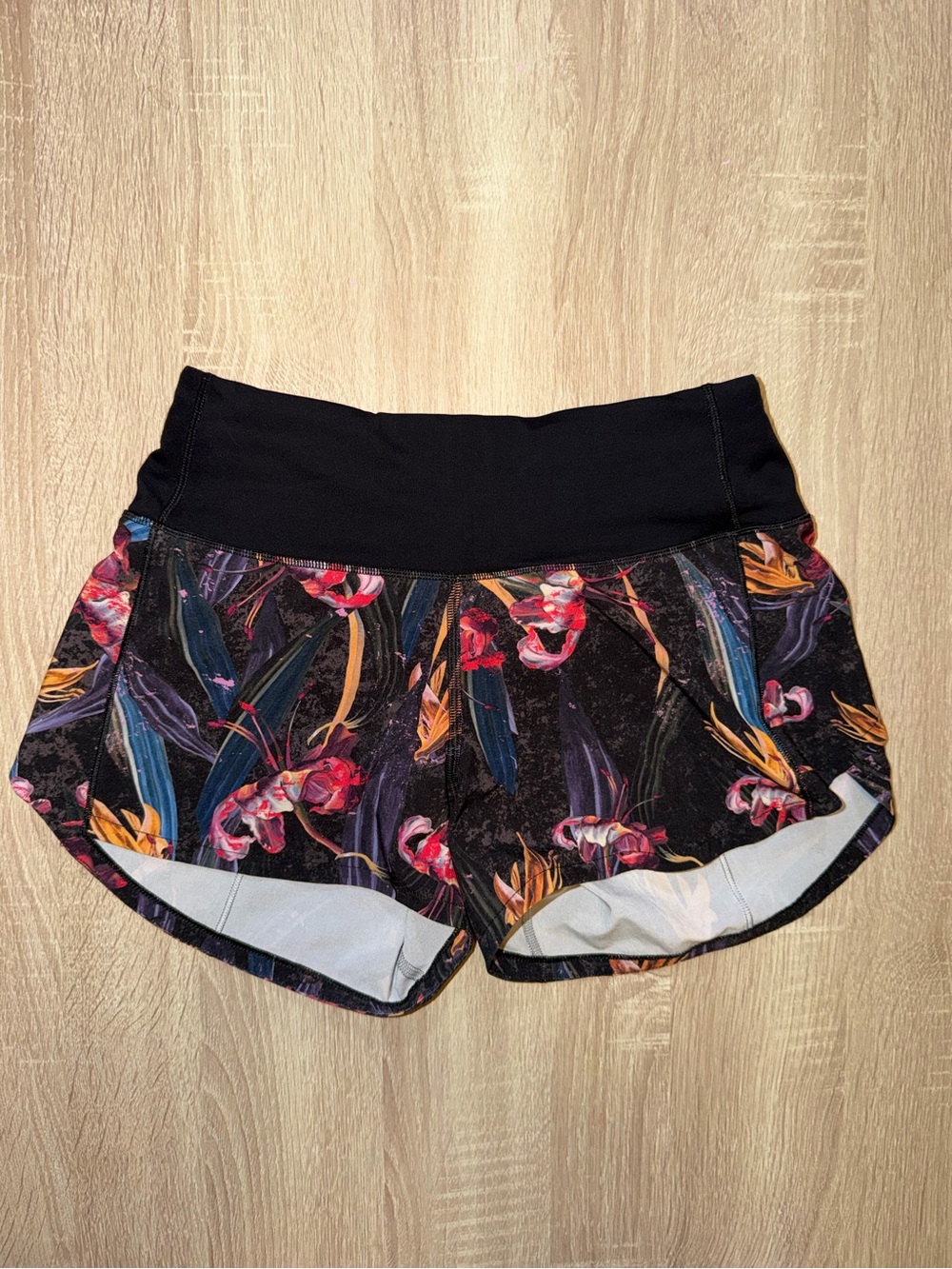 Lululemon Floral Running Shorts